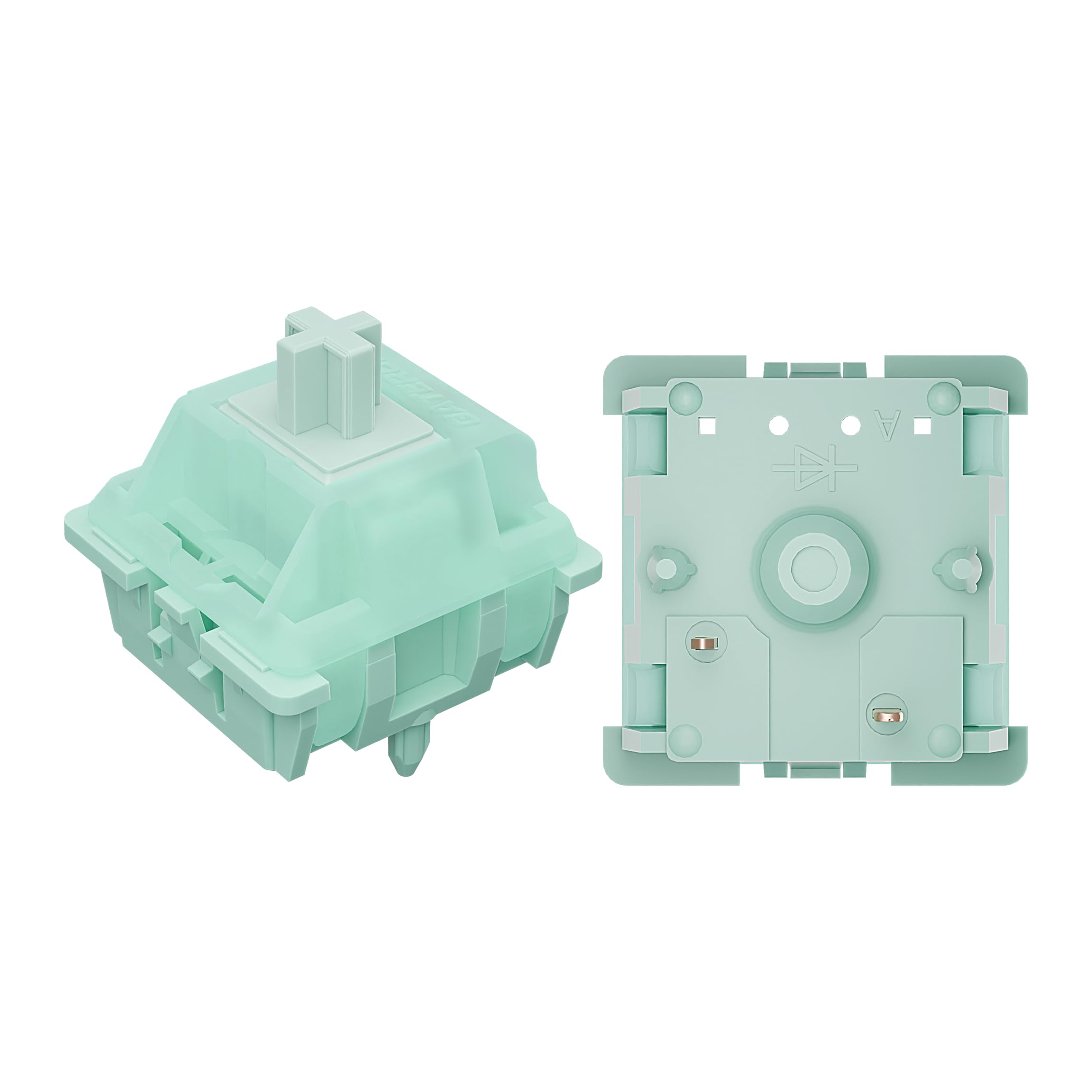 Amazon.com: Zjmehty GATERON Mint Dual-Stage Spring Switches for MX